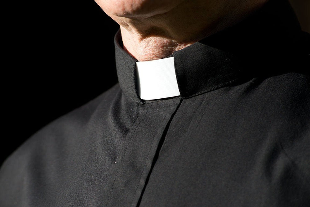100% Fine Cotton, Long sleeve, tab collar - 5000 - JMJ Catholic Products#variant