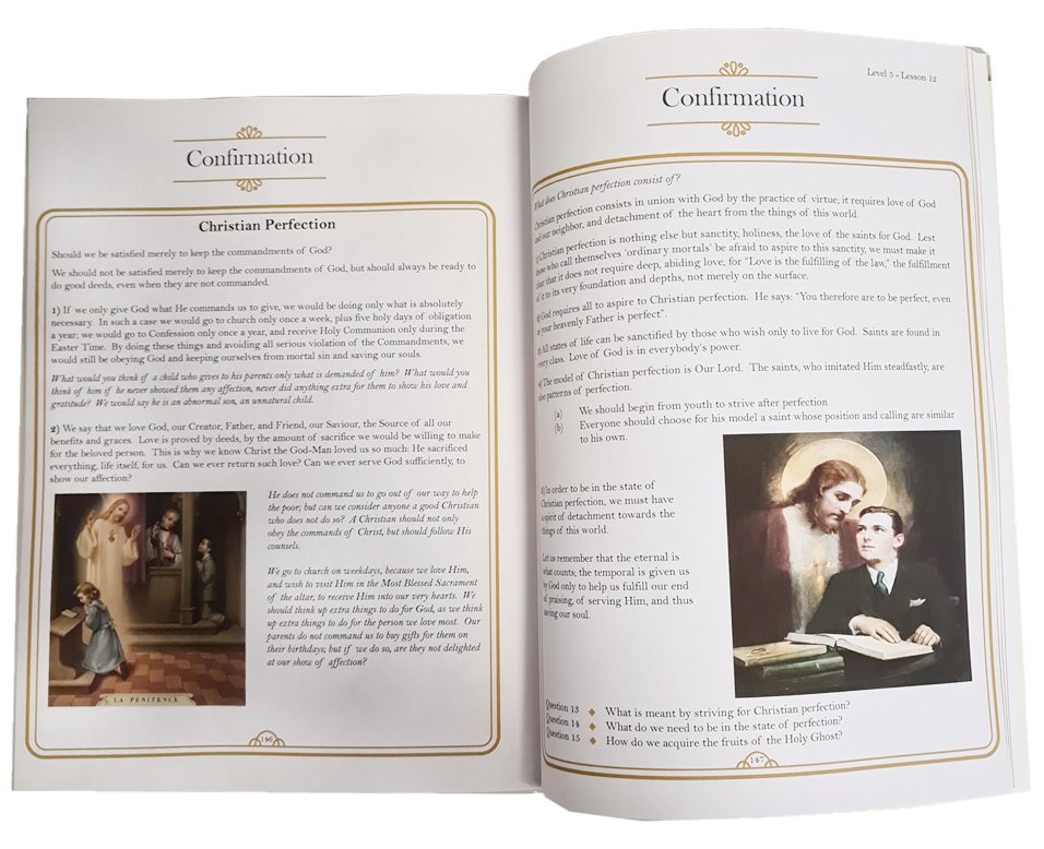 Catholic Faith Teaching manual, Level 5 CONFIRMATION (age 12 - 13 , Grade 6) By Father Taouk - JMJ Catholic Products#variant