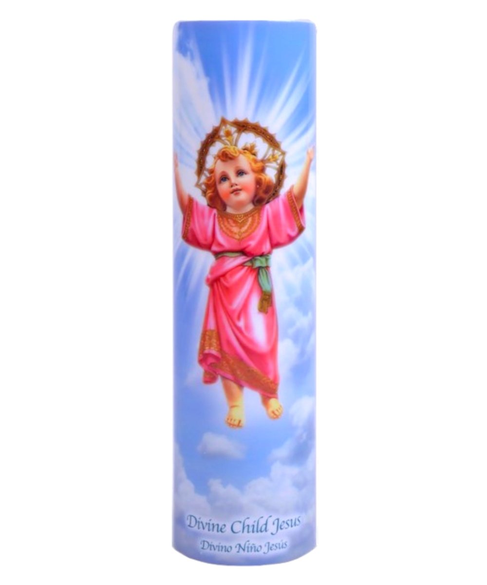 Divine Child Jesus - LED Candle 20cm - JMJ Catholic Products#variant
