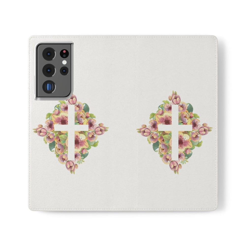 Floral Cross - Mobile Phone Cases - JMJ Catholic Products#variant