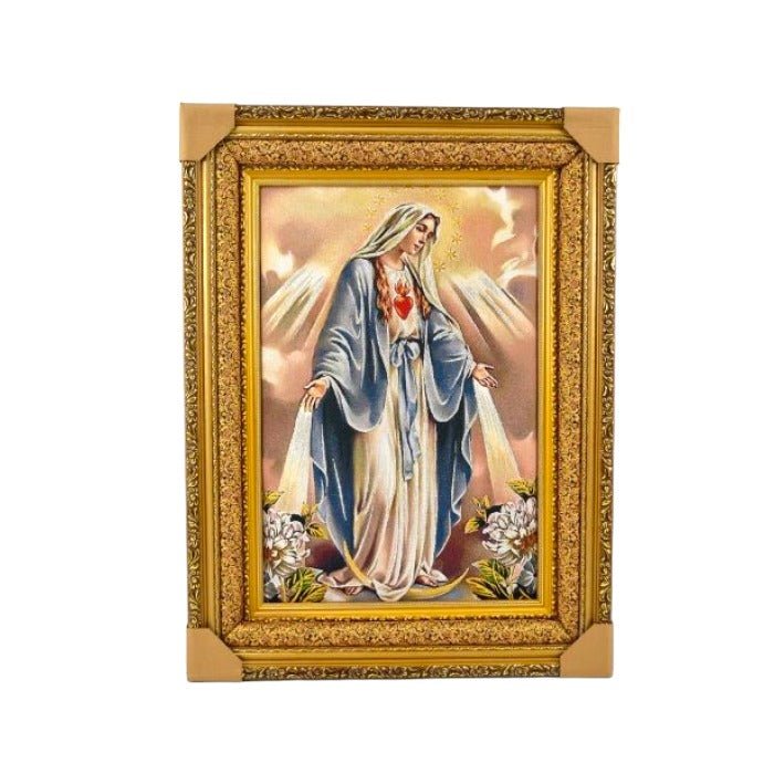 Gold Frame Tapestry (76cm x 58cm) - JMJ Catholic Products#variant
