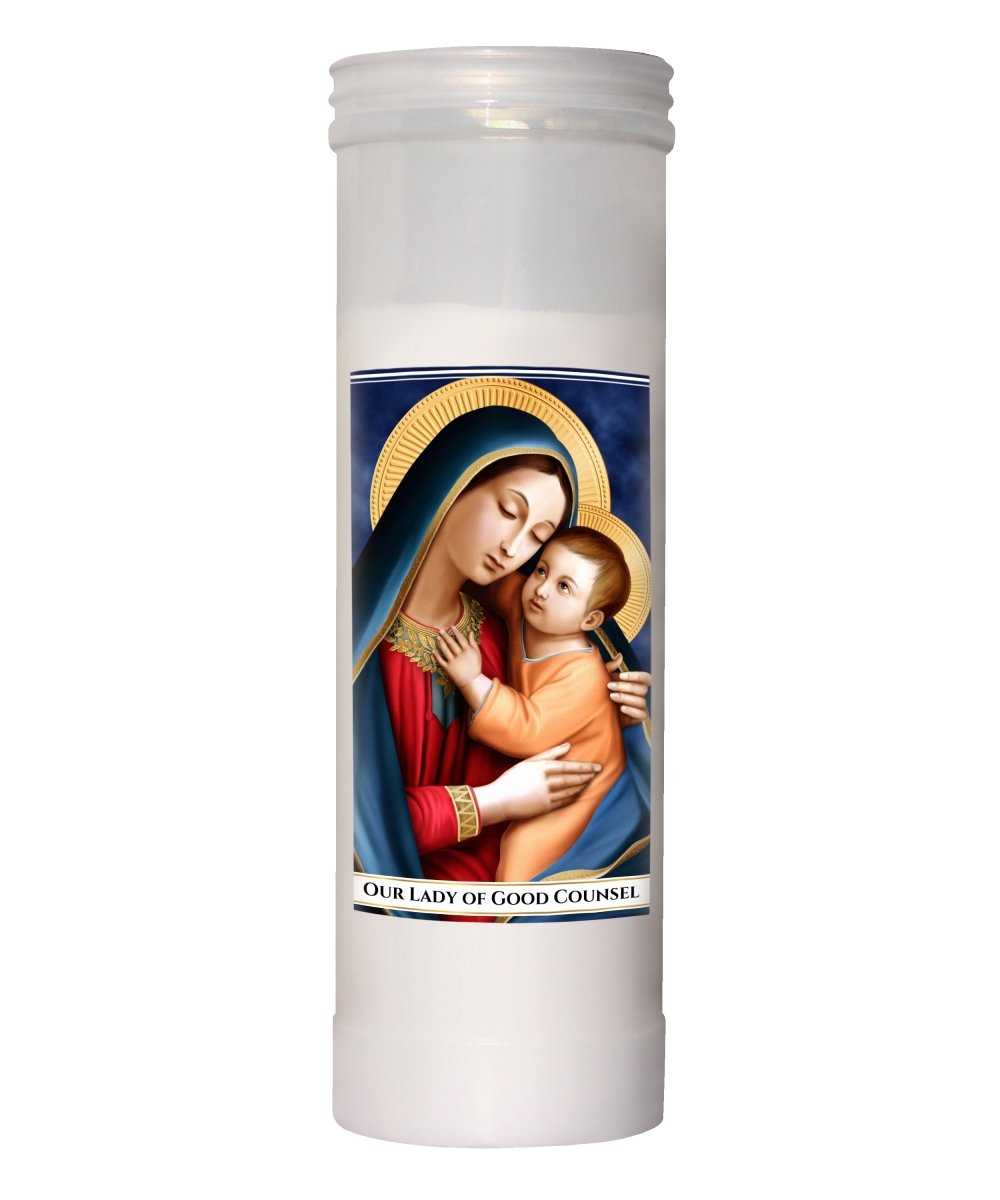 Large Plastic cup candles (up to 7 day burn time) - JMJ Catholic Products#variant