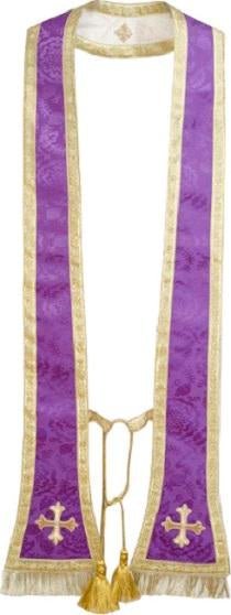 Large Visitation/Confessional Reversible stole (in stock) - JMJ Catholic Products#variant