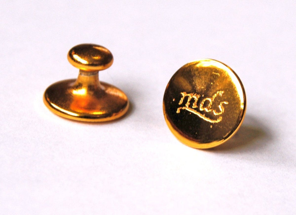 MDS Collar Buttons- Solid Brass Shanks, 6pk (free delivery) - JMJ Catholic Products#variant