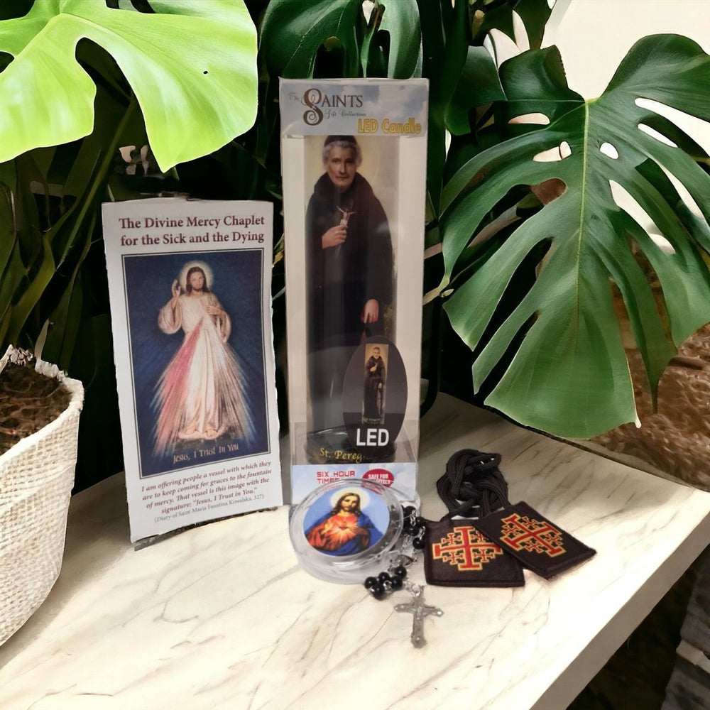 St. Peregrine, Patron of Cancer Patients - Hospital gift pack - JMJ Catholic Products#variant
