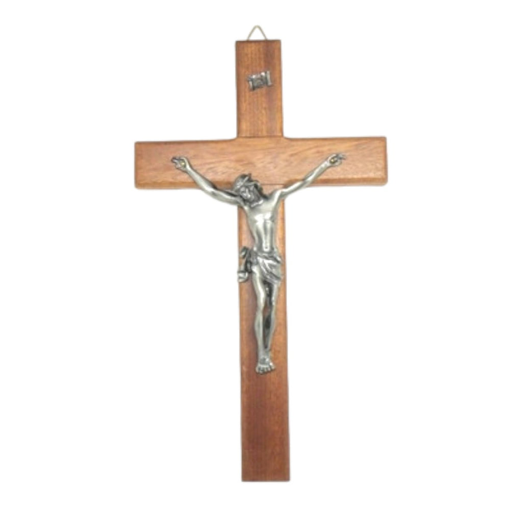 Wooden Hanging Crucifix- JL15 (30cm/h) - JMJ Catholic Products#variant