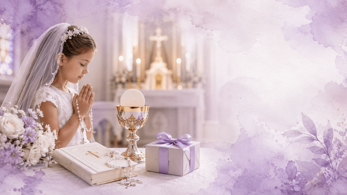 A First Communion Gift Guide for Non-Catholic Guests - JMJ Catholic Products