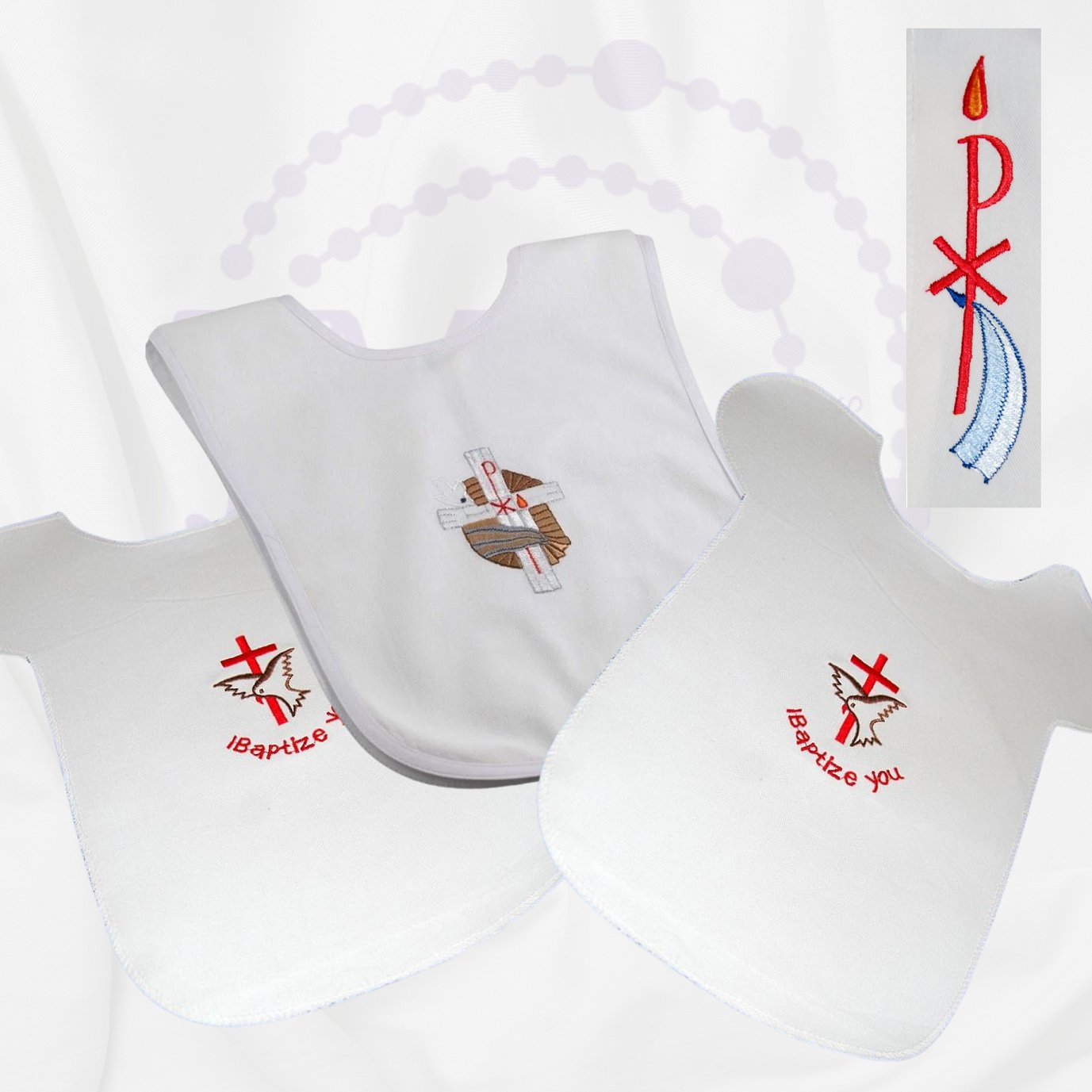 Baptismal Bibs - JMJ Catholic Products