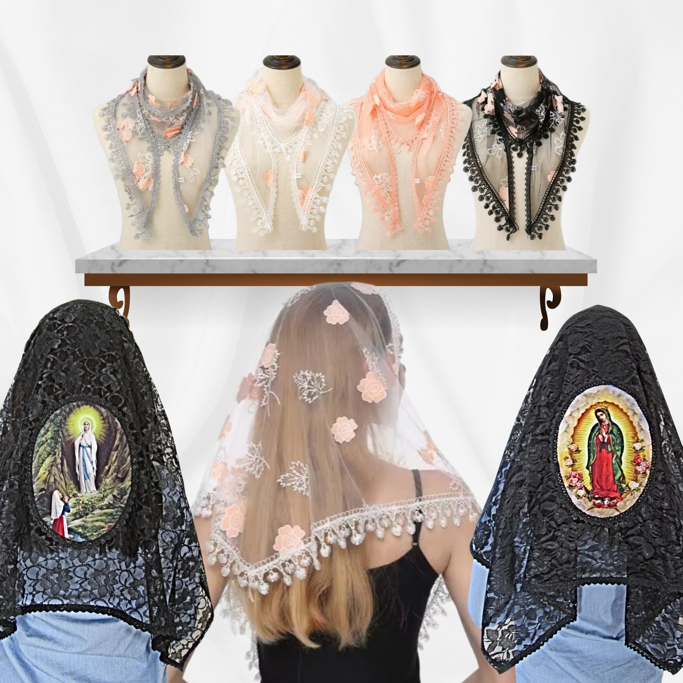 Mantillas(veils) and Bags - JMJ Catholic Products