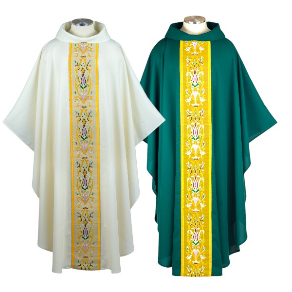 Crown and Flower Chasuble / Vestment