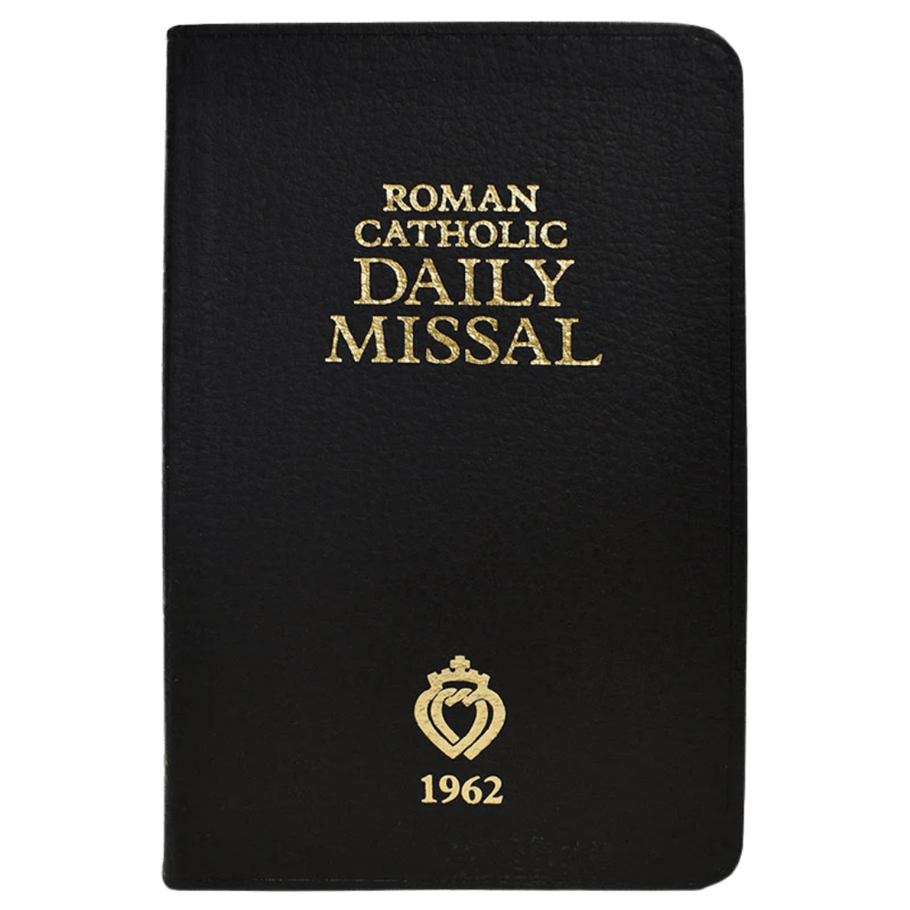 1962 Roman Catholic Daily Missal – Premium Genuine Leather Edition with Presentation Box - JMJ Catholic Productsvariant