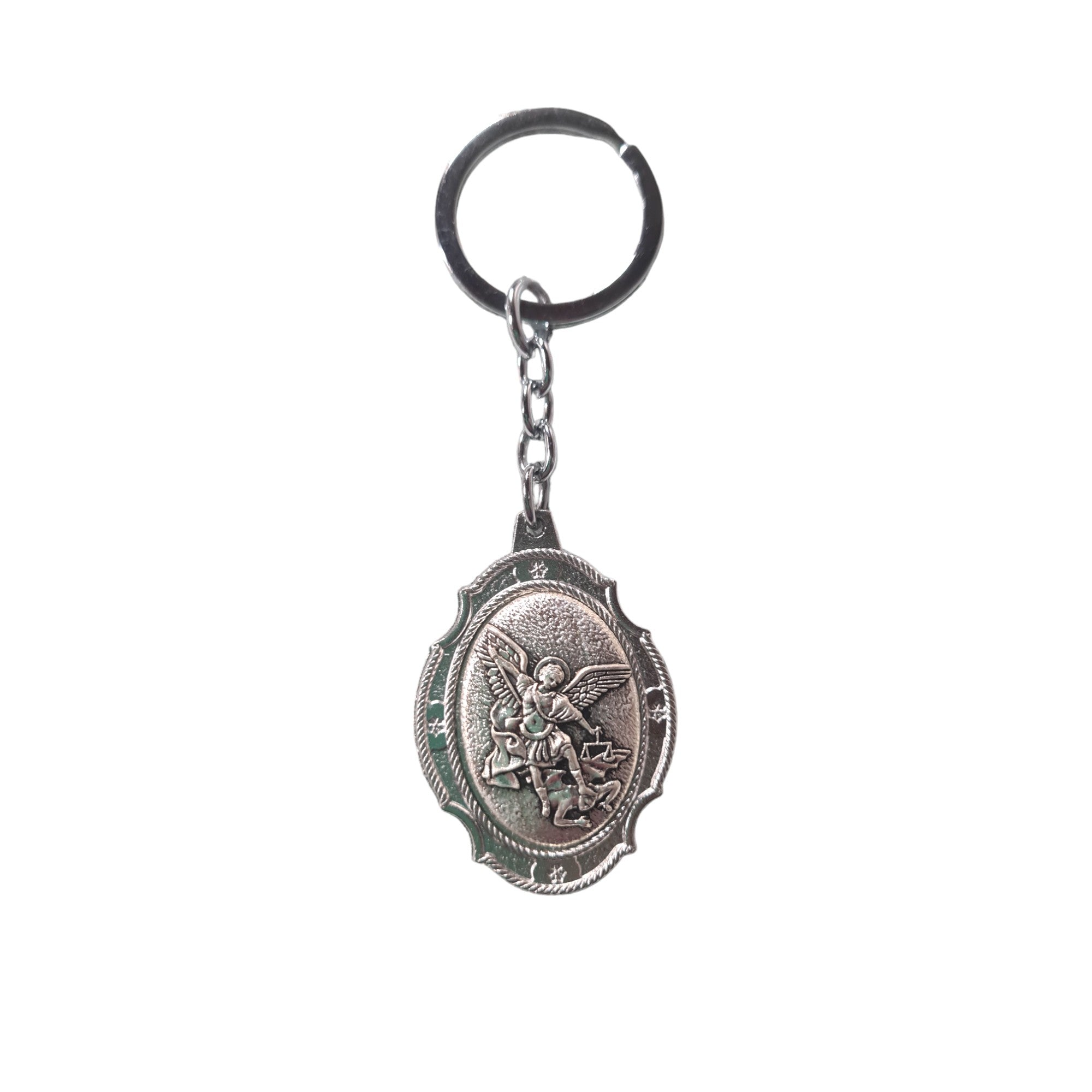 St Michael Archangel keyring