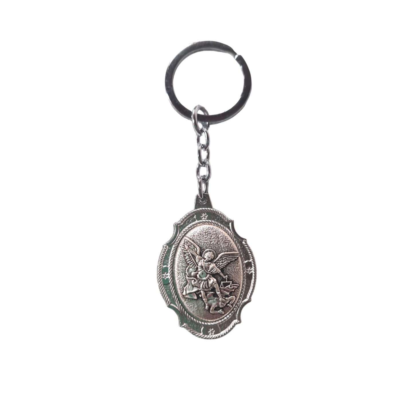 St Michael Archangel keyring