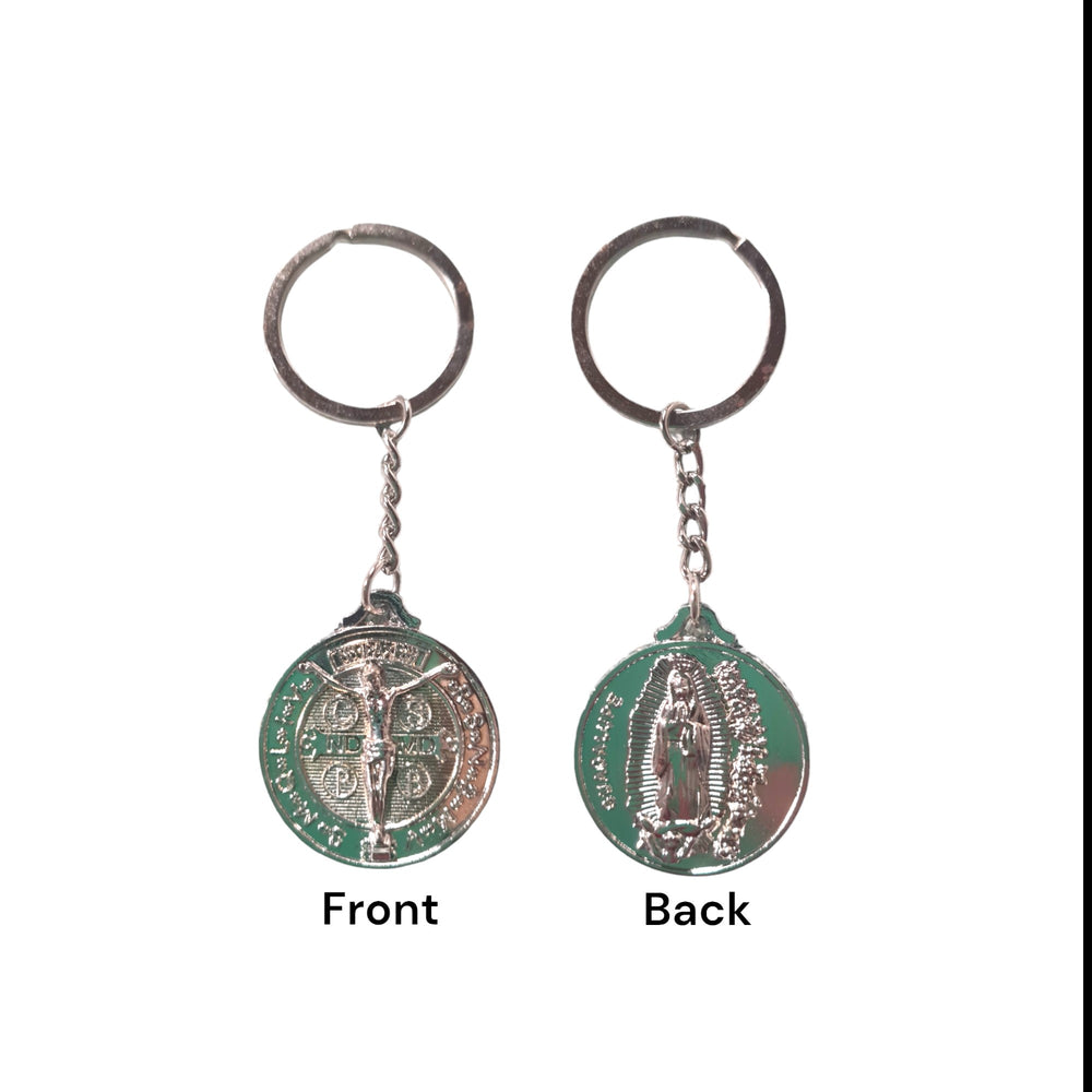 Our Lord and Lady Guadalupe key ring (free shipping)