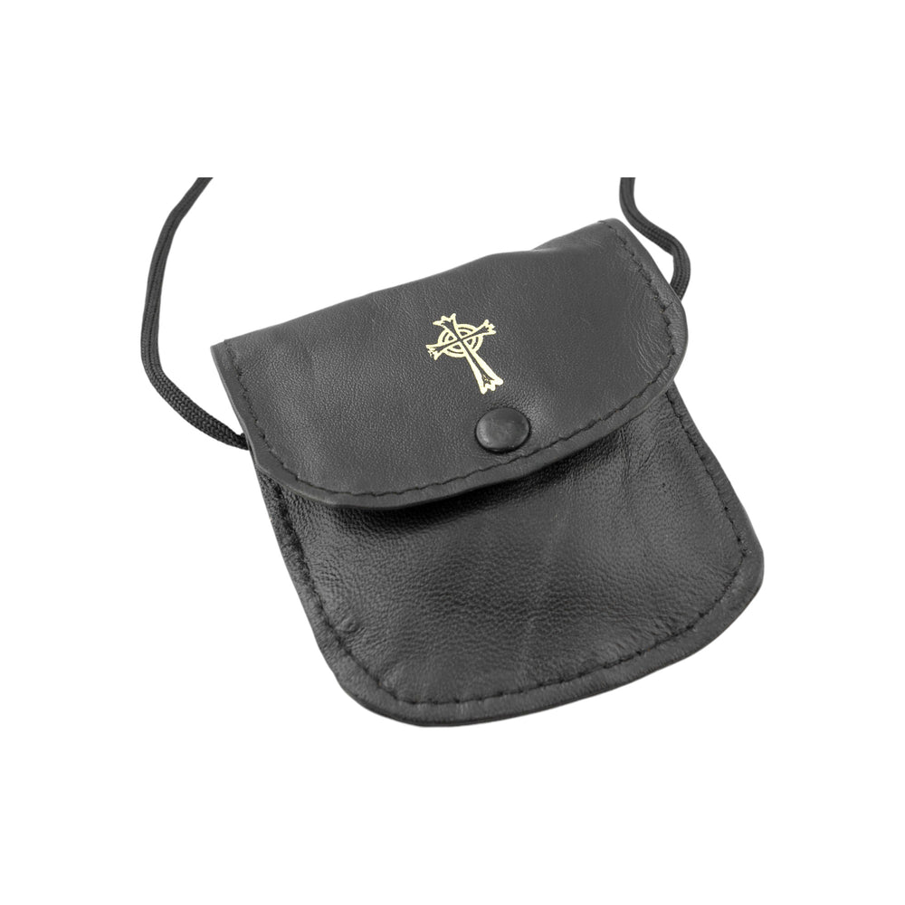 Oval Leather Burse - Free delivery