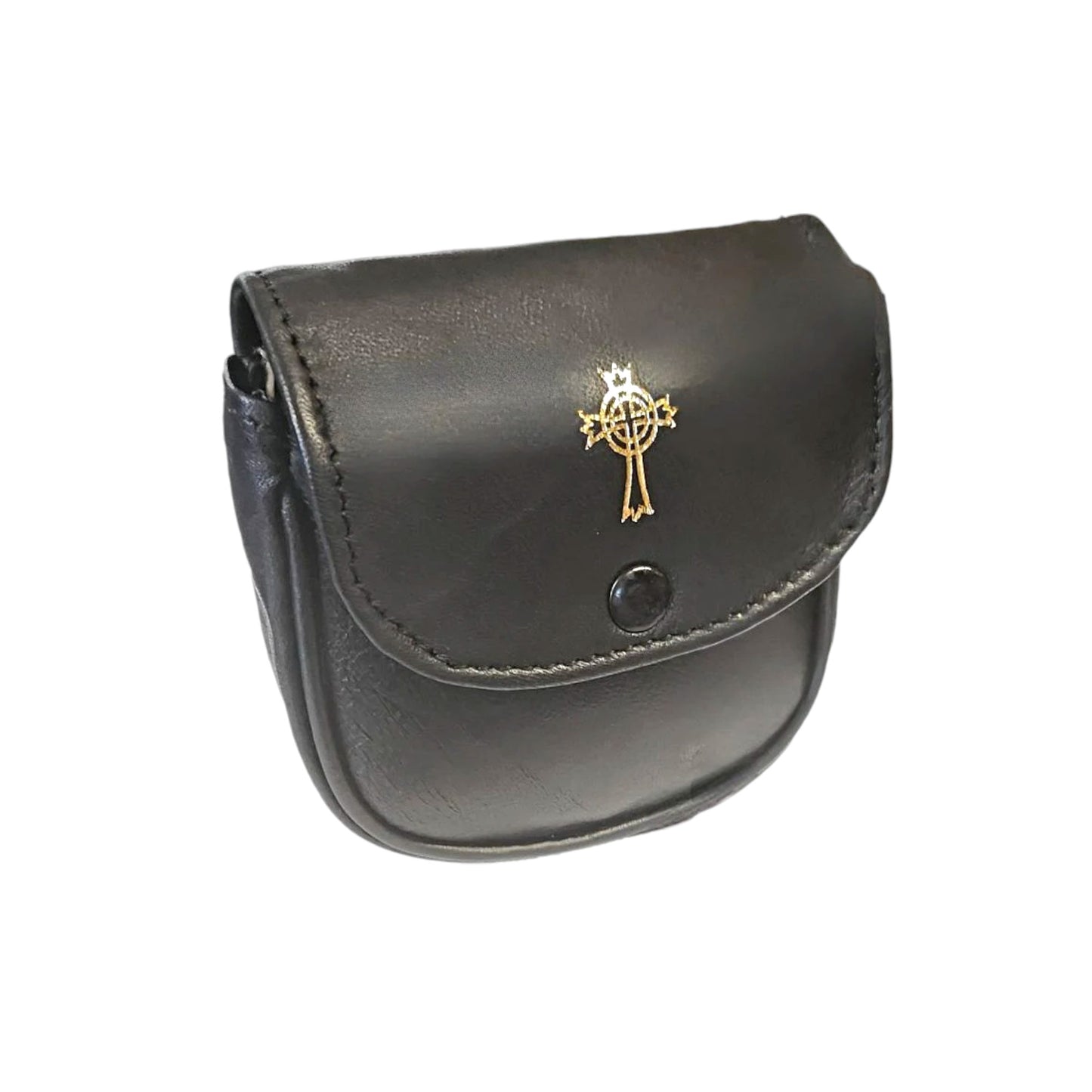 Large Leather Burse with gusset