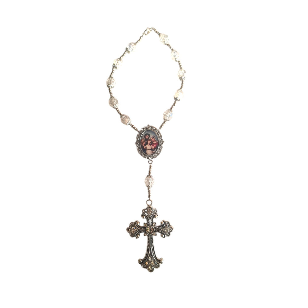 Holy Family Car Rosary (free shipping)