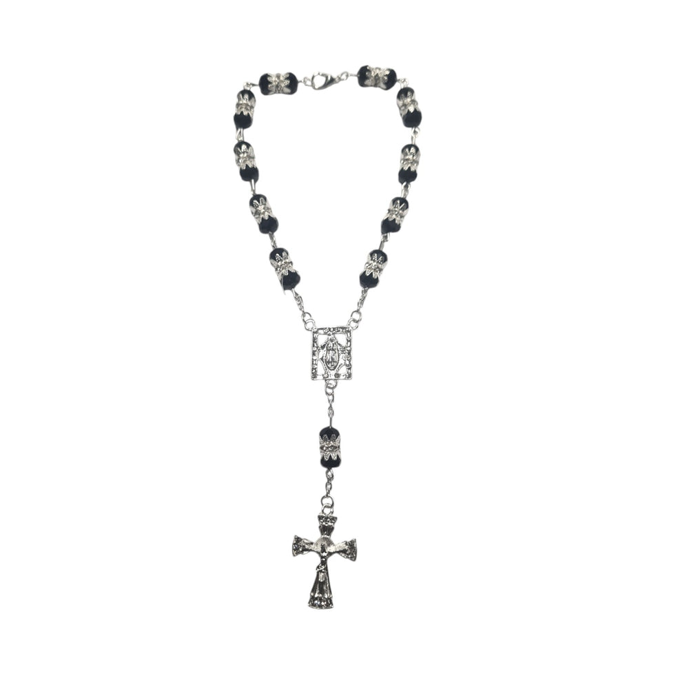 Black Car Rosary (free shipping)