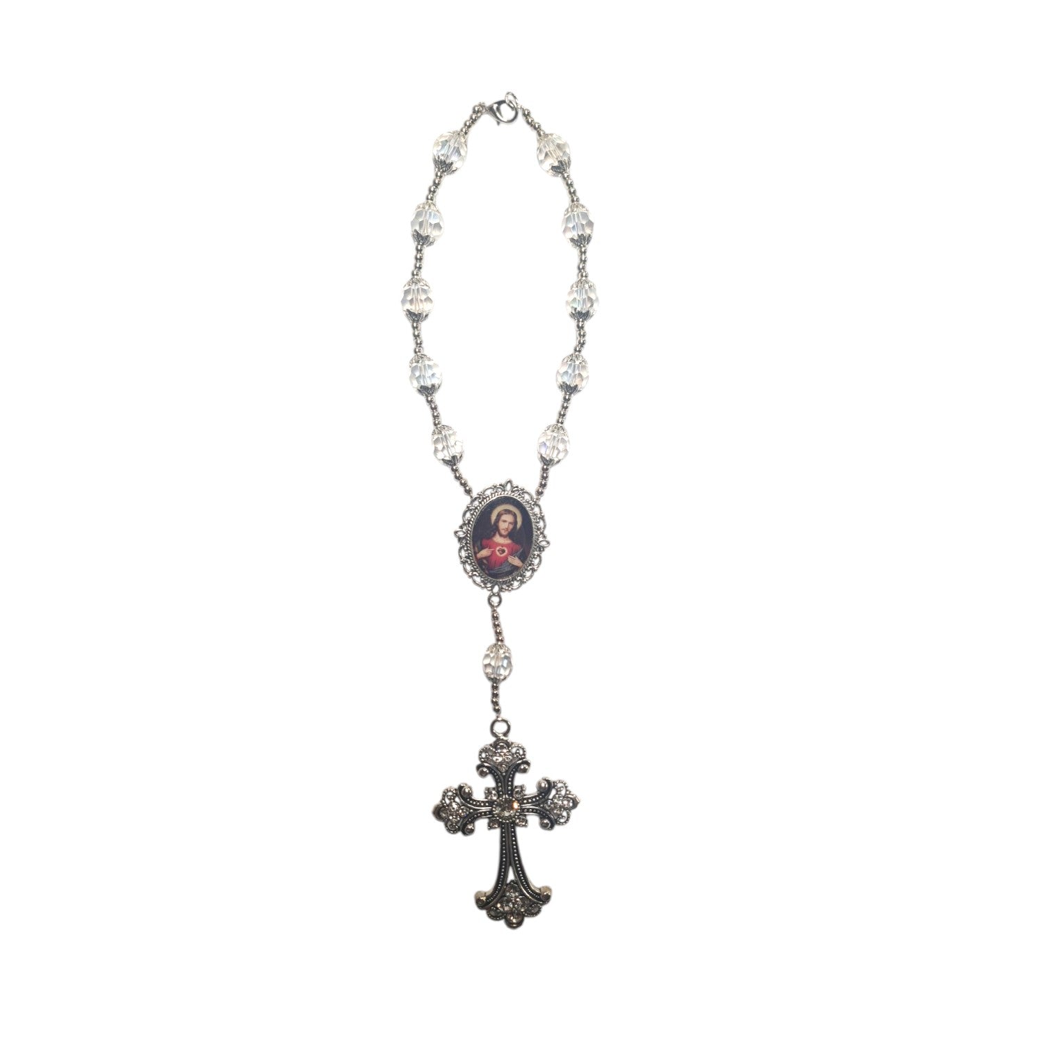 Sacred Heart Car Rosary
