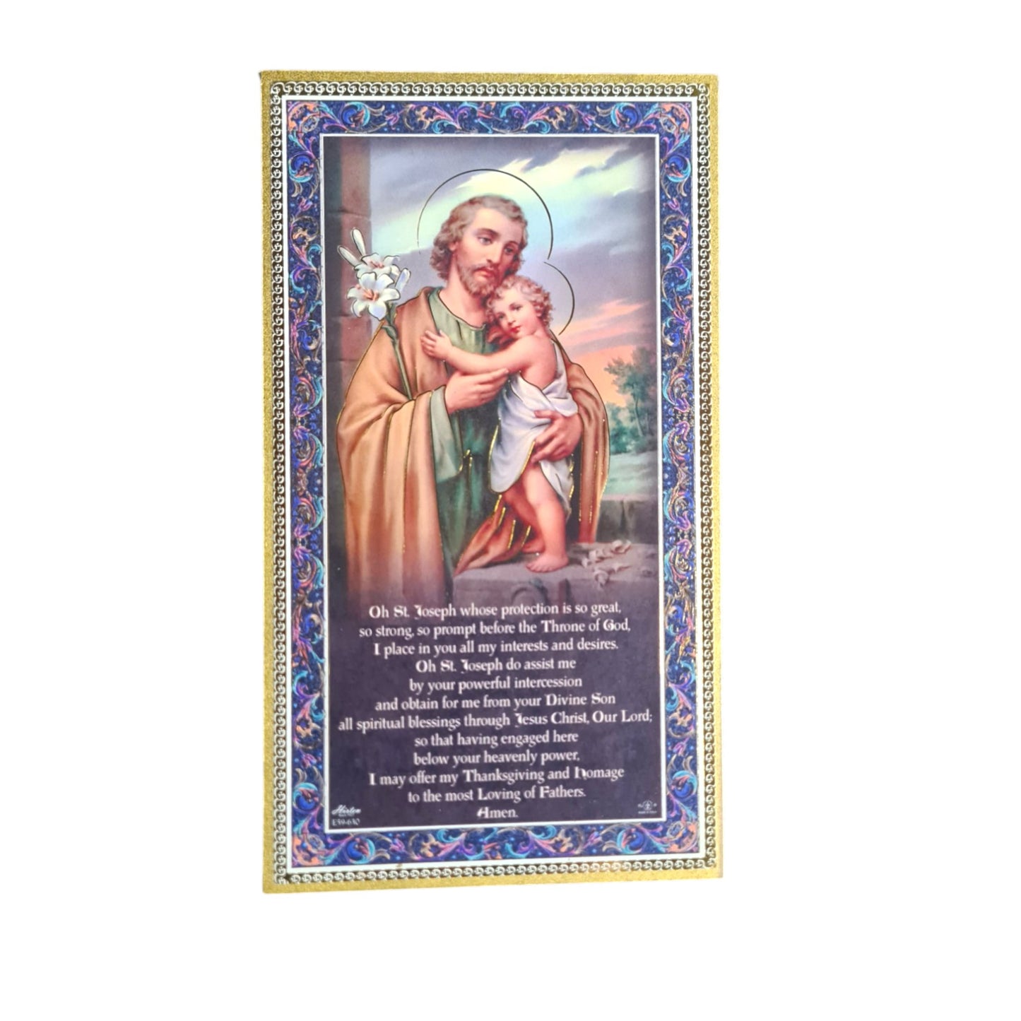 St Joseph Prayer  - wood plaque