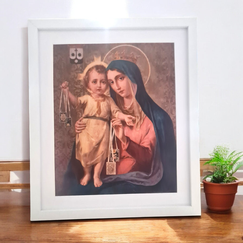 Our Lady 2 - white frame