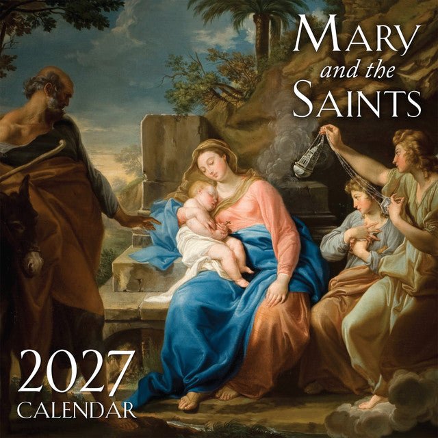 2027 Mary and the Saints Wall Calendar - JMJ Catholic Productsvariant