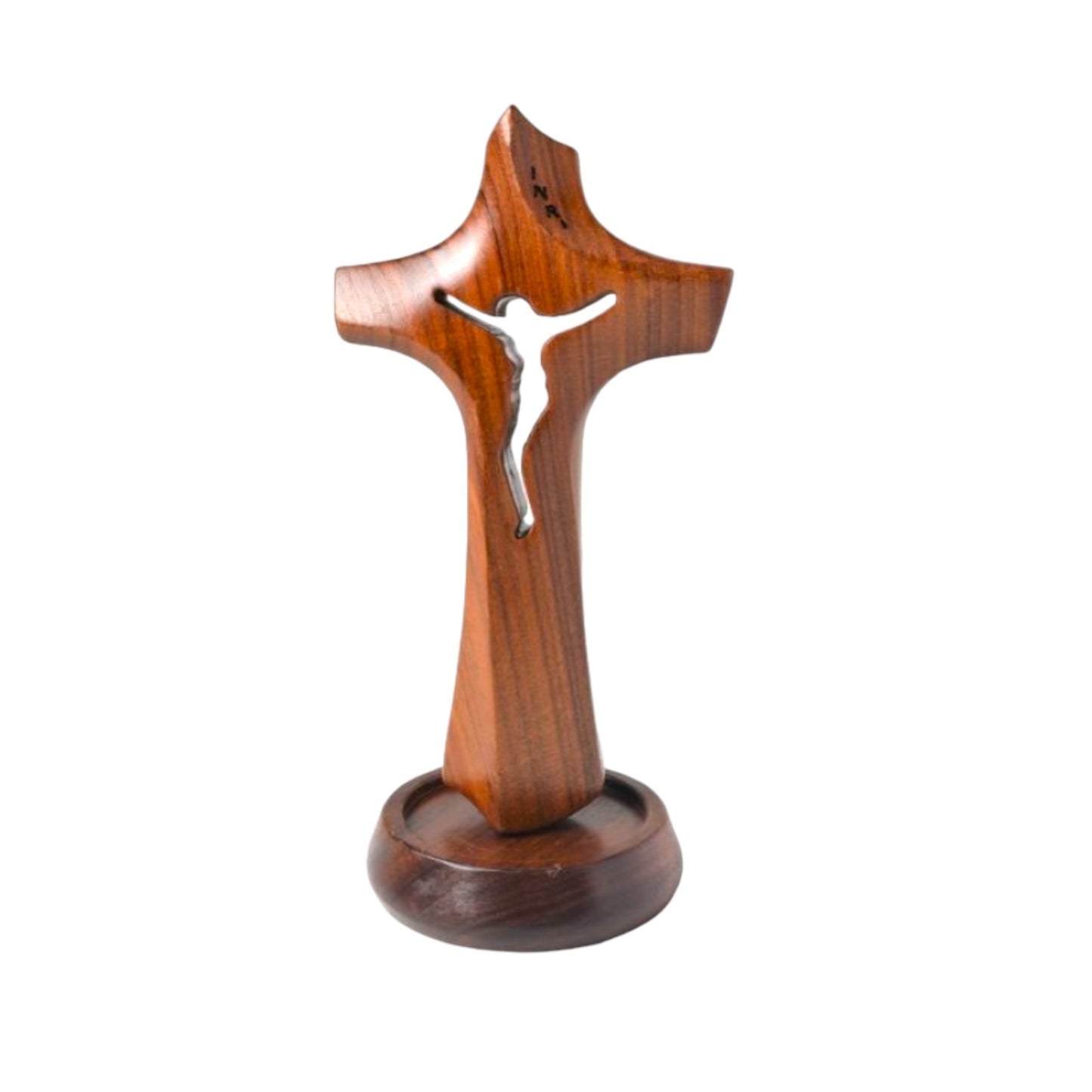 Modern decorative tabletop Crucifix 13cm
