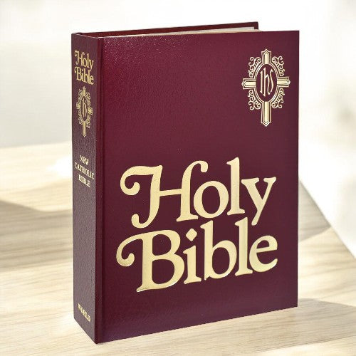 NCB New Catholic Family Bible Burgundy