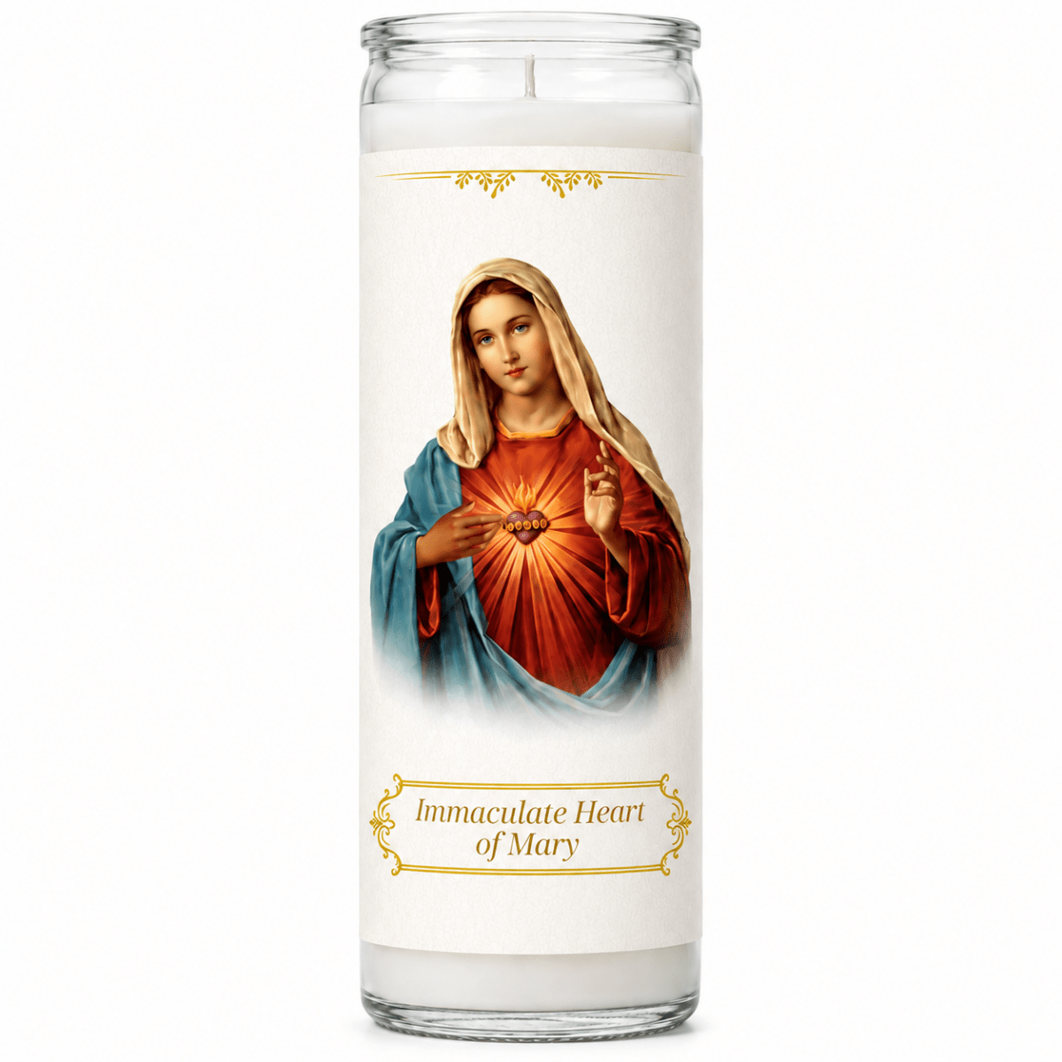 7-Day Immaculate Heart of Mary Devotional Candle - JMJ Catholic Products#variant
