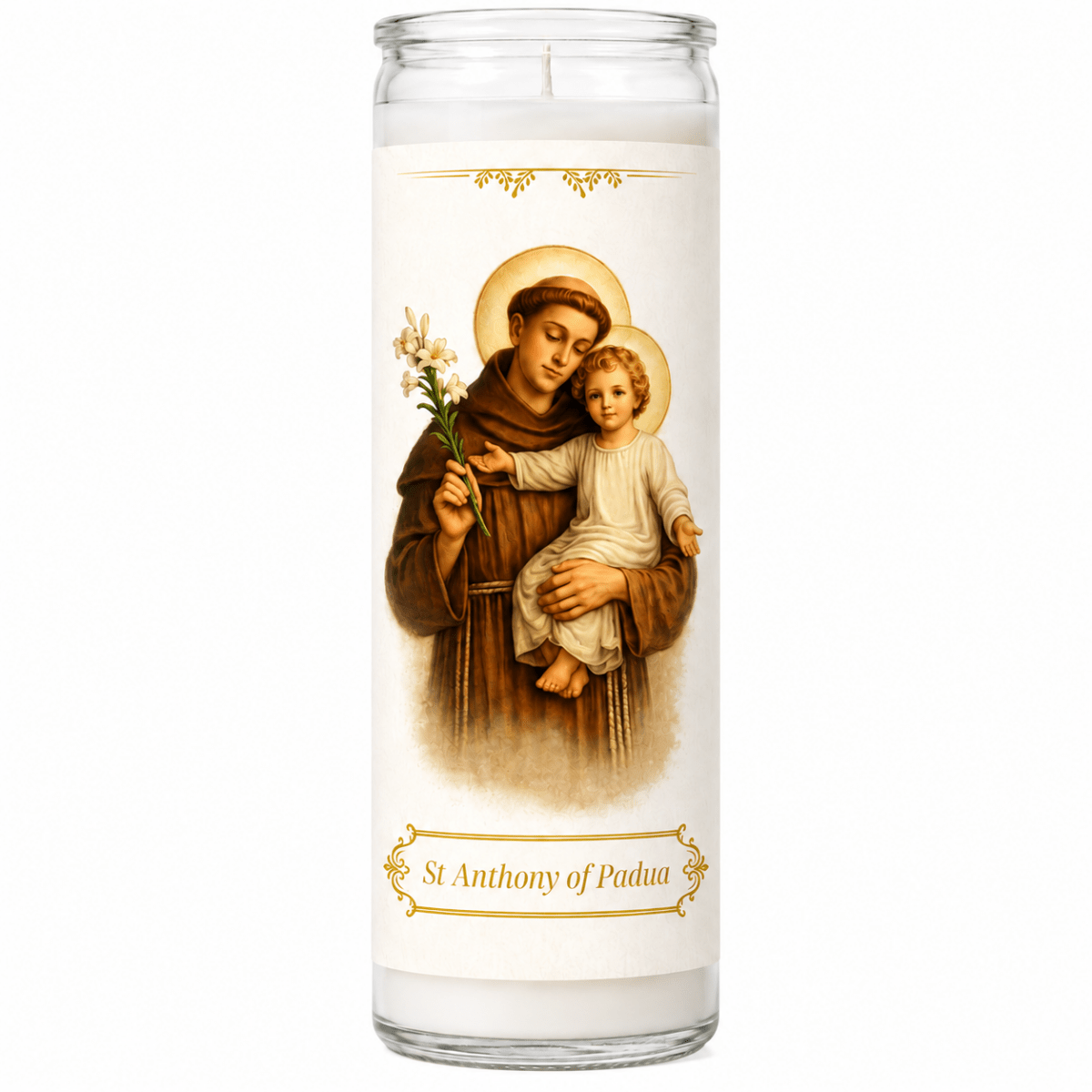 7-Day St Anthony of Padua Devotional Candle - JMJ Catholic Products#variant