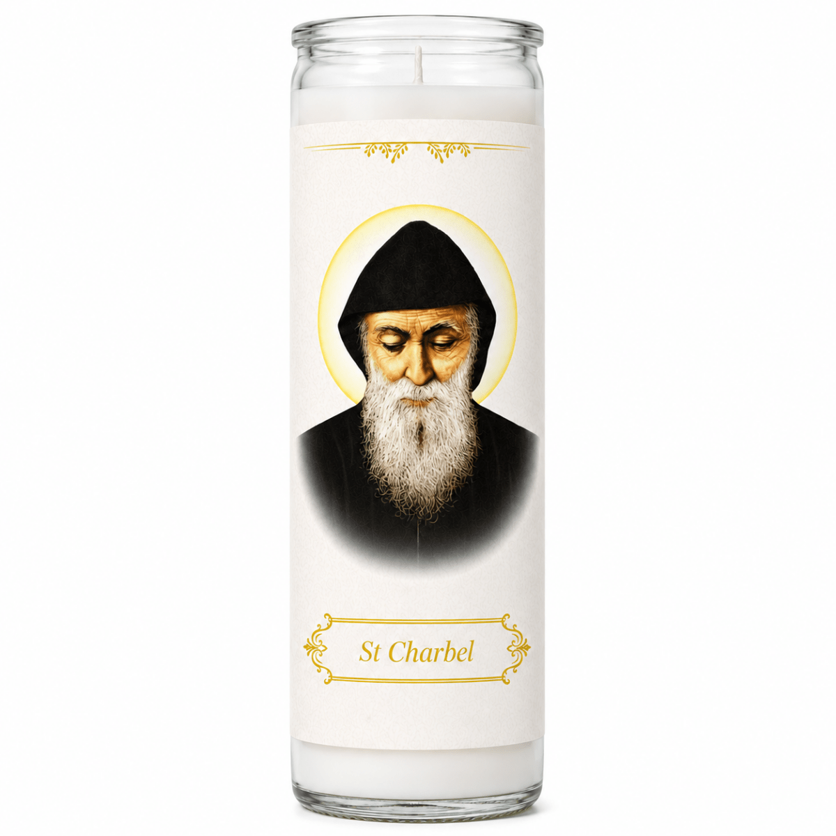 7-Day St Charbel Devotional Candle - JMJ Catholic Products#variant