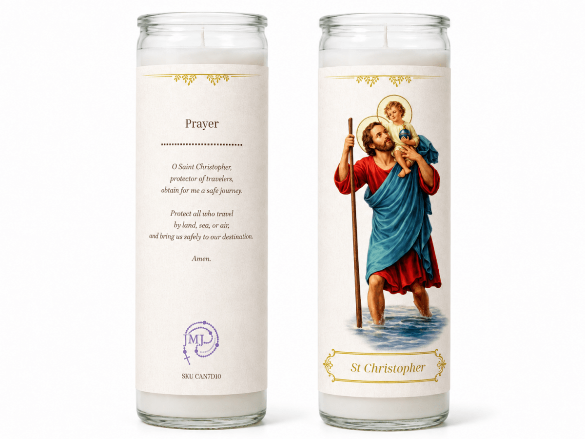 7-Day St Christopher Devotional Candle