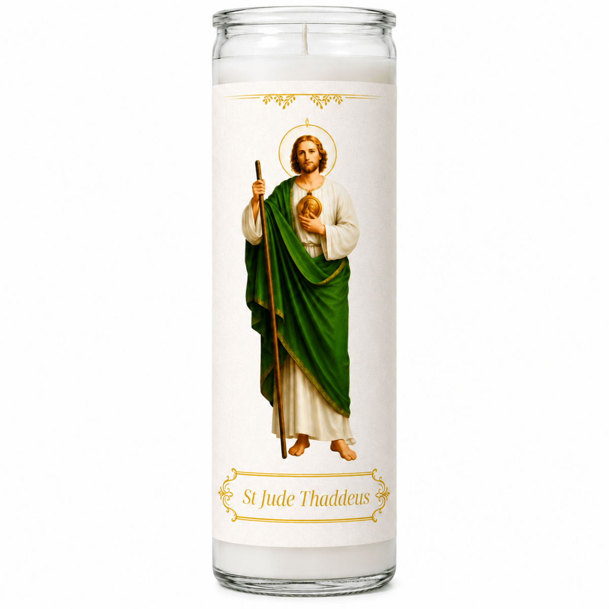 7-Day St Jude Thaddeus Devotional Candle - JMJ Catholic Products#variant