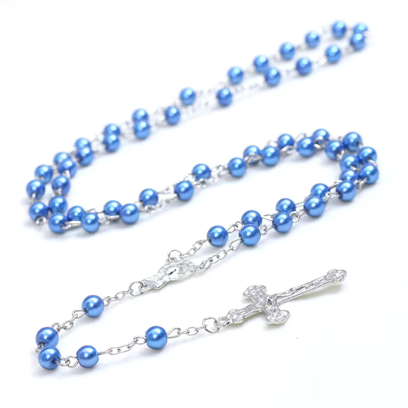 Multi-Colour Rosary with Crucifix