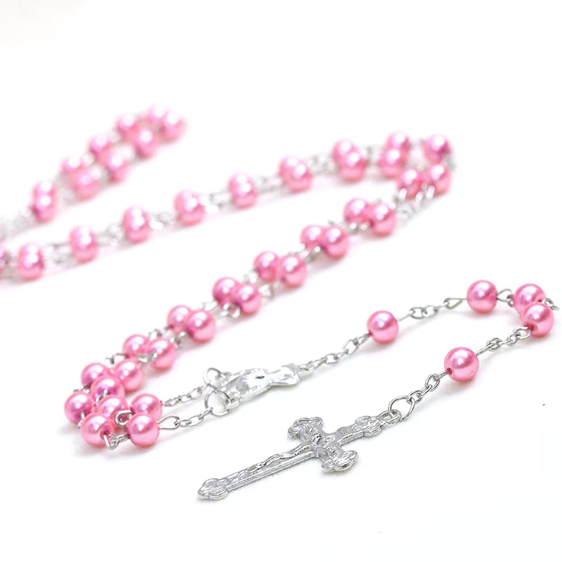 Multi-Colour Rosary with Crucifix