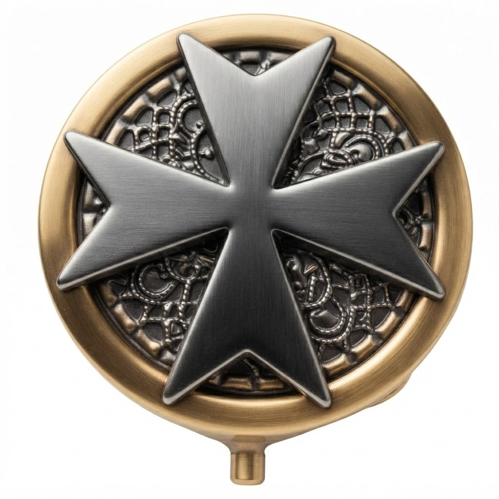 Maltese Cross Pyx - 50mm x 19mm