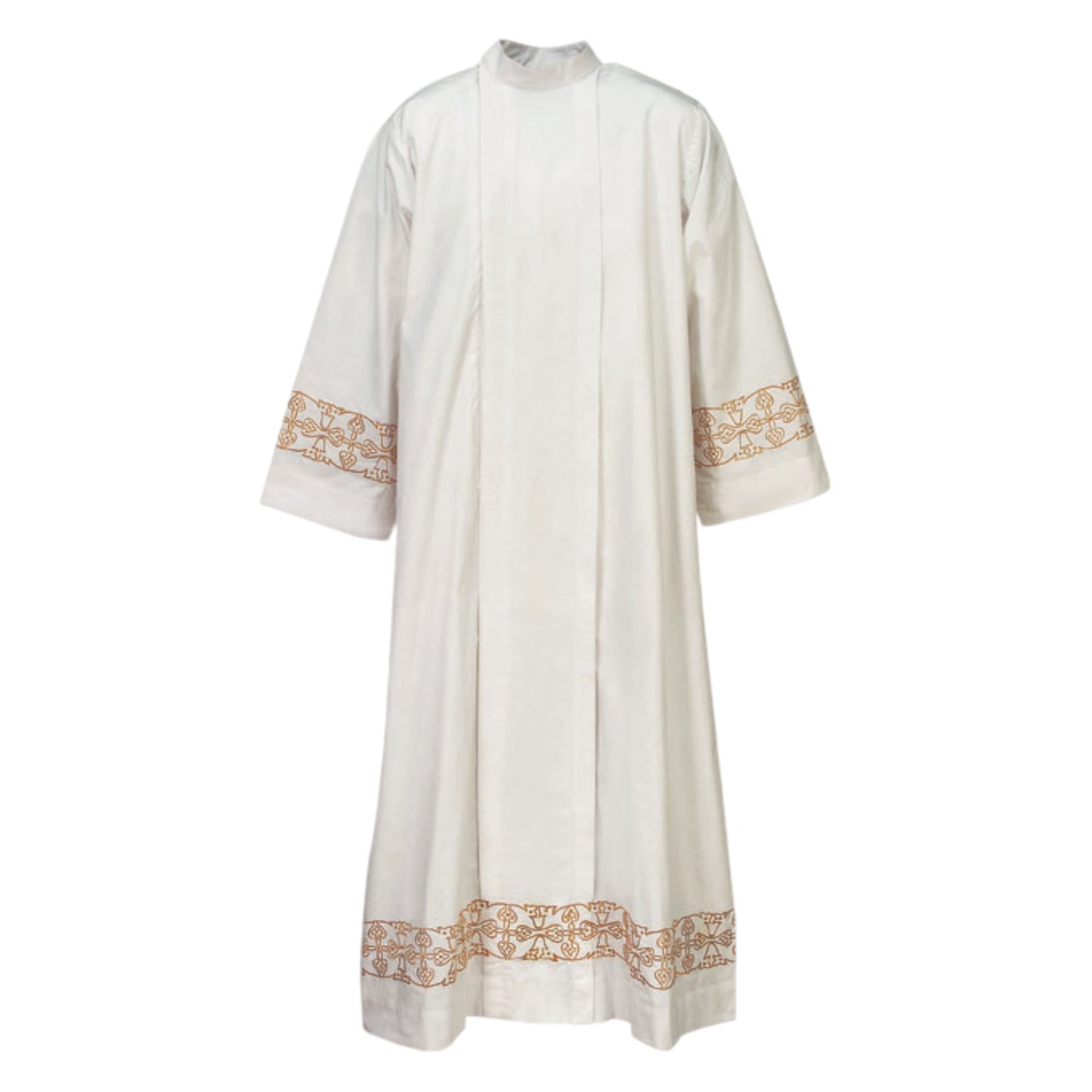 Embroidered Lightweight Zippered Alb