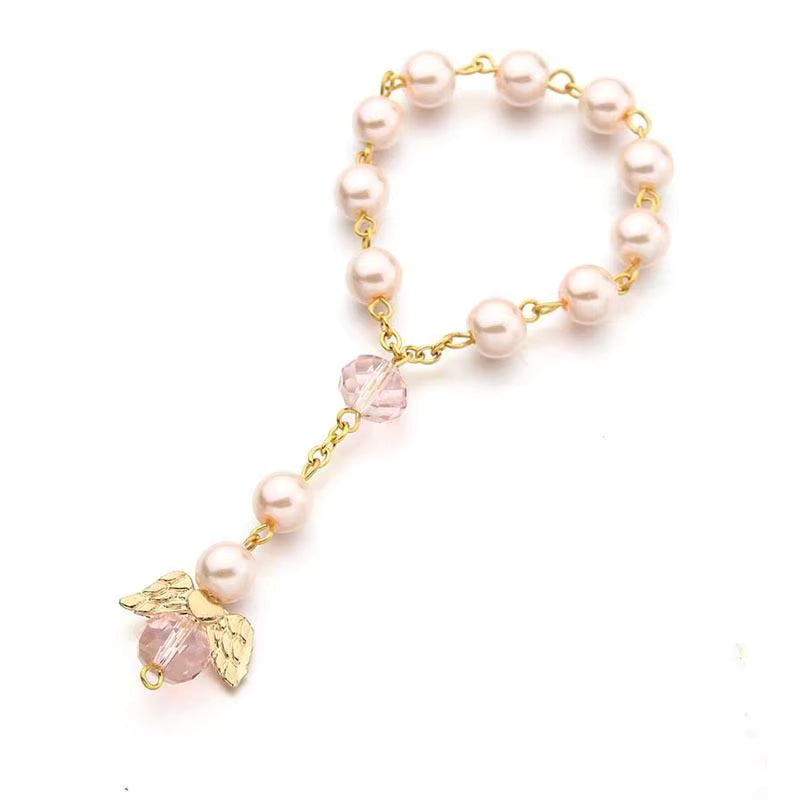 Radiant Gold & Crystal Decade Rosary