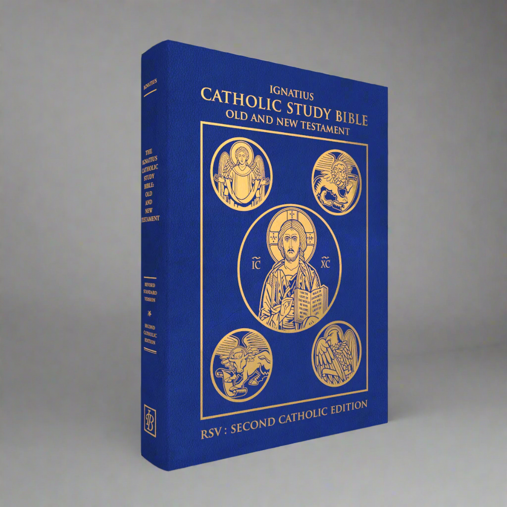 LEATHER : Ignatius Catholic Study Bible: Old and New Testaments