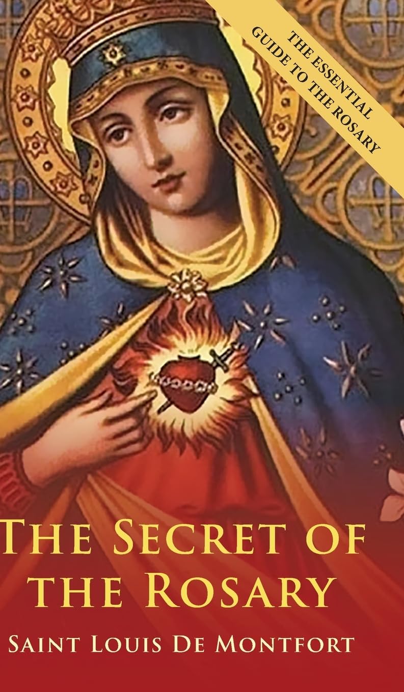 The Secret of the Rosary, St. Louis de Montfort - Red Hardcover