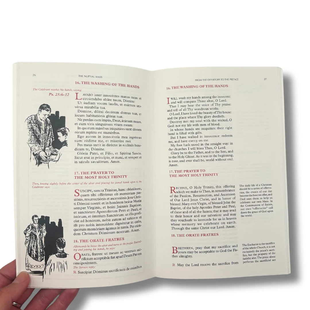 Marriage Mass Booklet  - Roman Catholic Marriage Missal and Rite of Betrothal