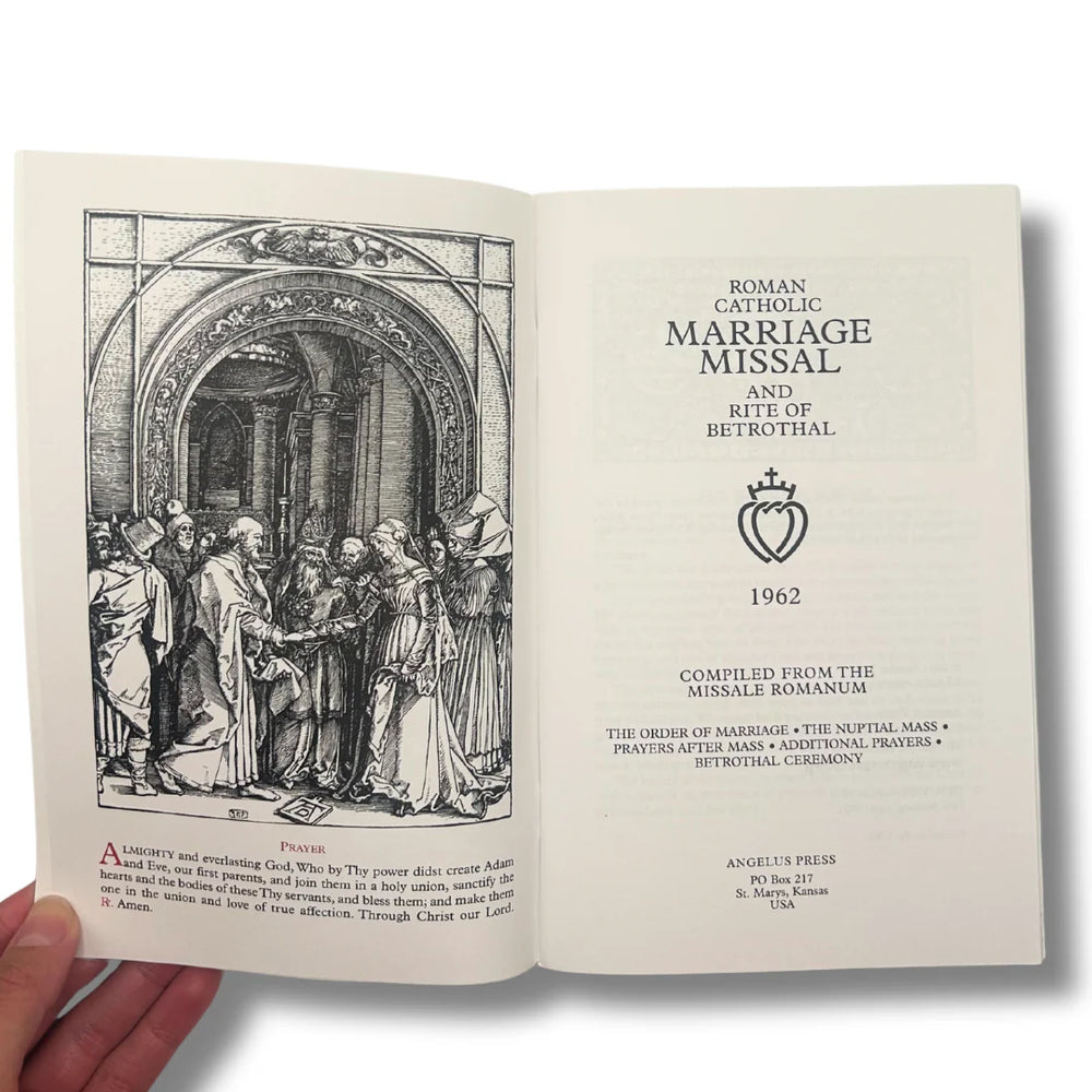 Marriage Mass Booklet  - Roman Catholic Marriage Missal and Rite of Betrothal
