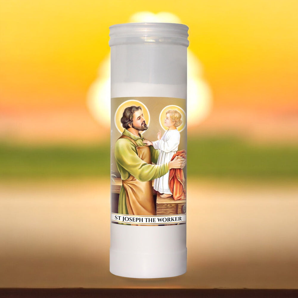 Saint Joseph the Worker - 7 Day Burn Candle