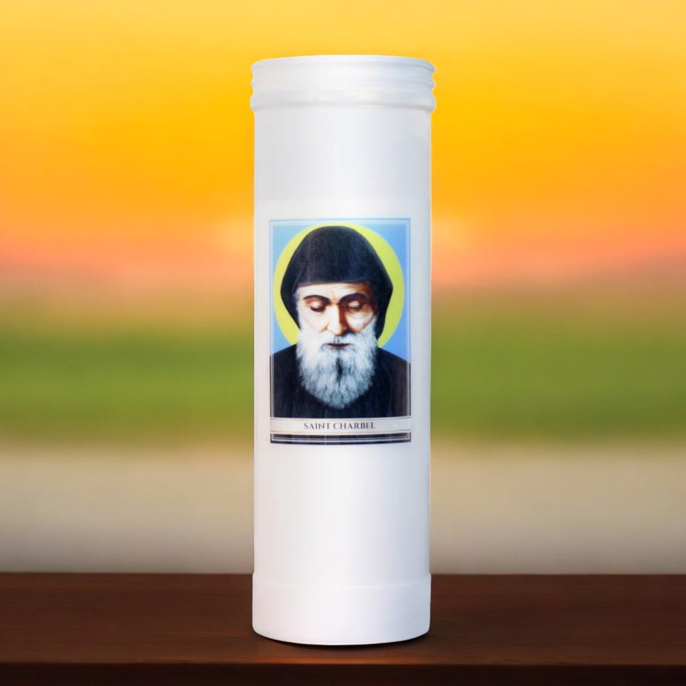 Saint Charbel  - 7 Day Burn Candle