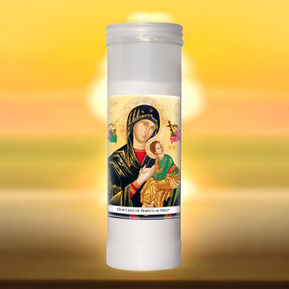 Our Lady of Perpetual Hope  - 7 Day Burn Candle