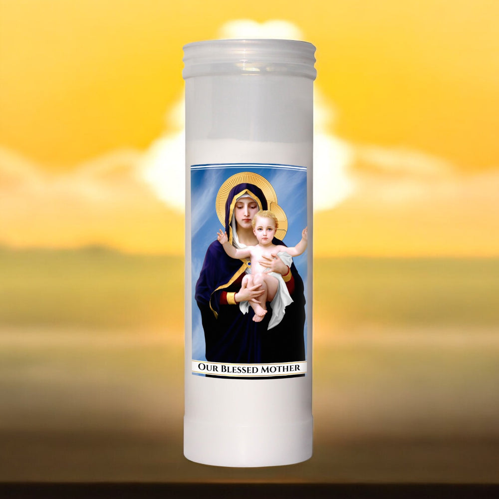 Our Blessed Mother  - 7 Day Burn Candle