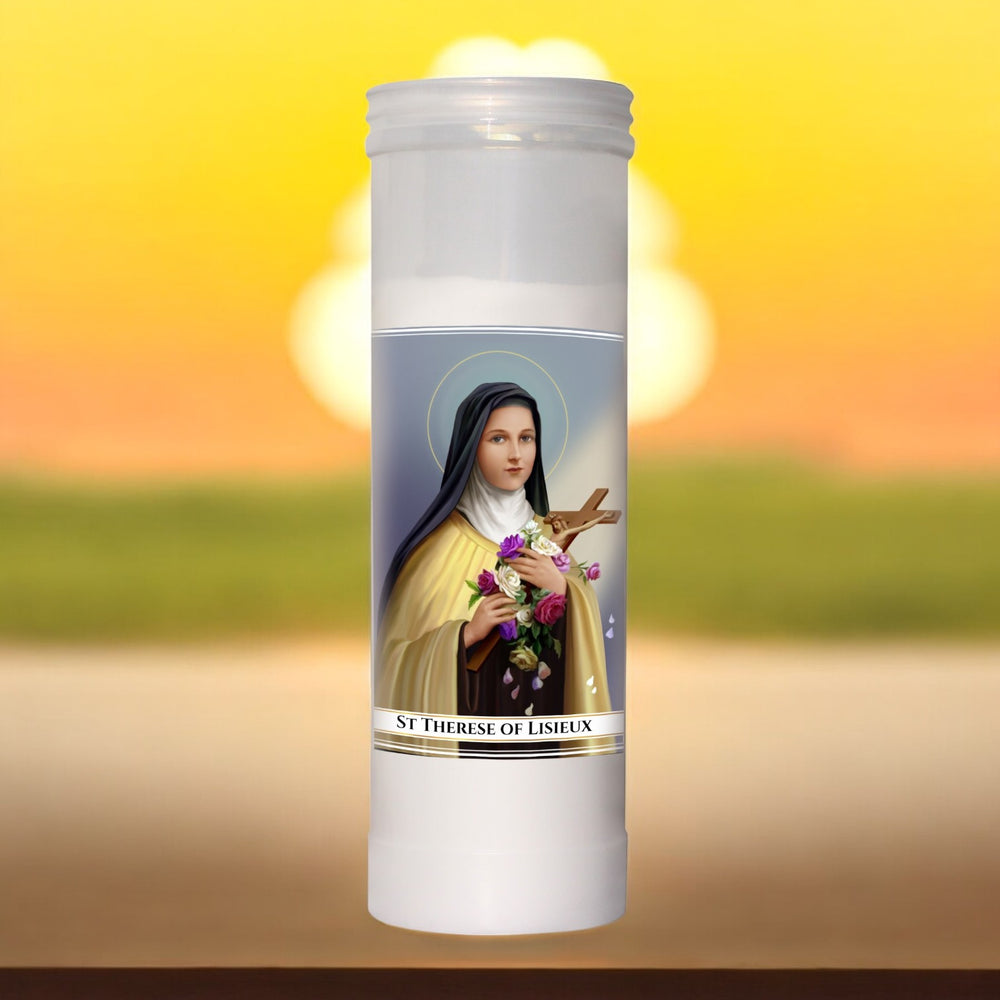 Saint Therese of Lisieux - 7 Day Burn Candle