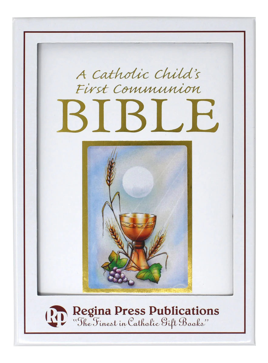 A Catholic Child's First Communion Bible