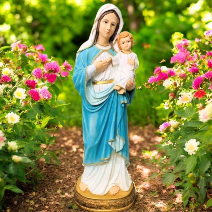 Mother Mary and child Jesus - 100cm