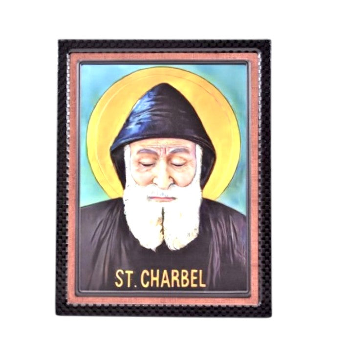 St Charbel  - 30 cm x 39 cm